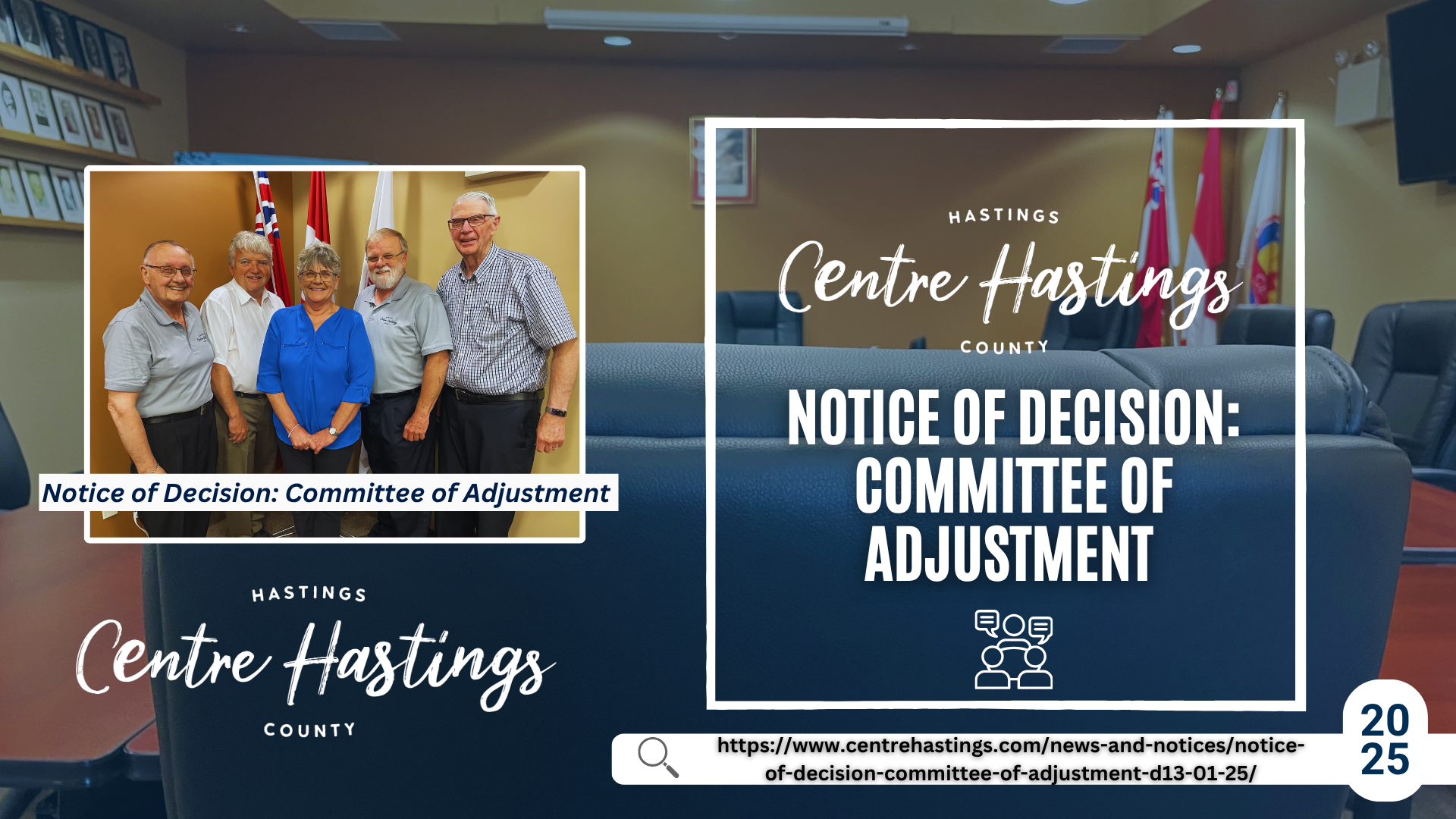 Notice of Decision: Committee of Adjustment (D13-01-25)
