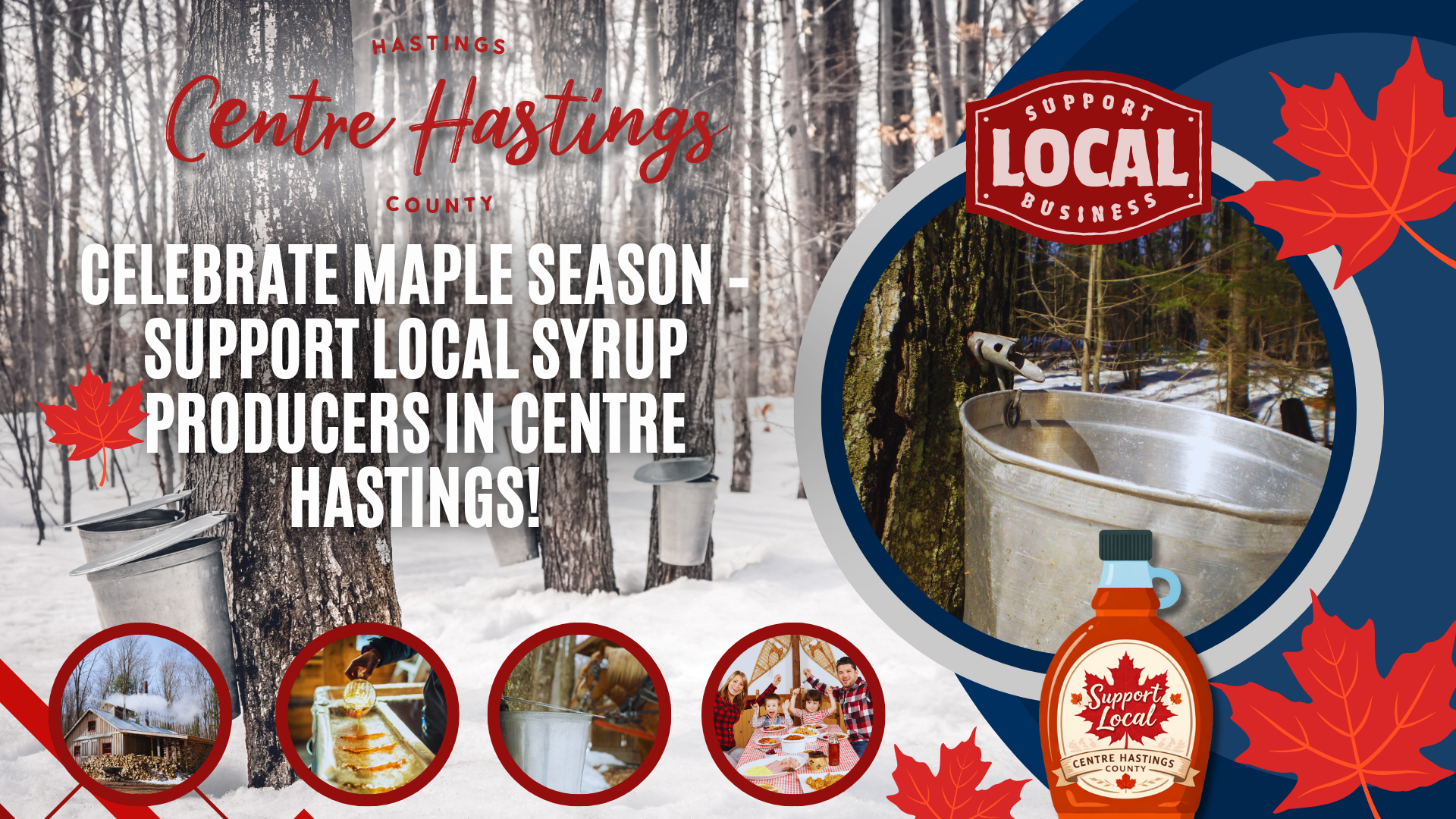 Celebrate Maple Season – Support Local Syrup Producers in Centre Hastings!