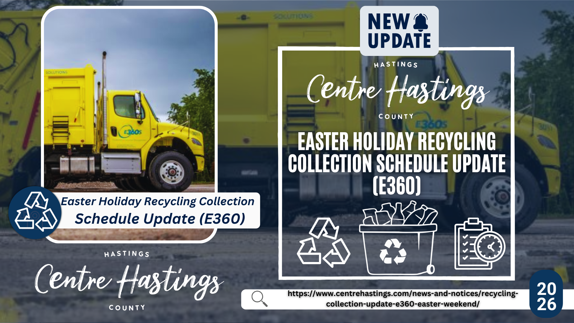 Recycling Collection Update (E360)– Easter Weekend
