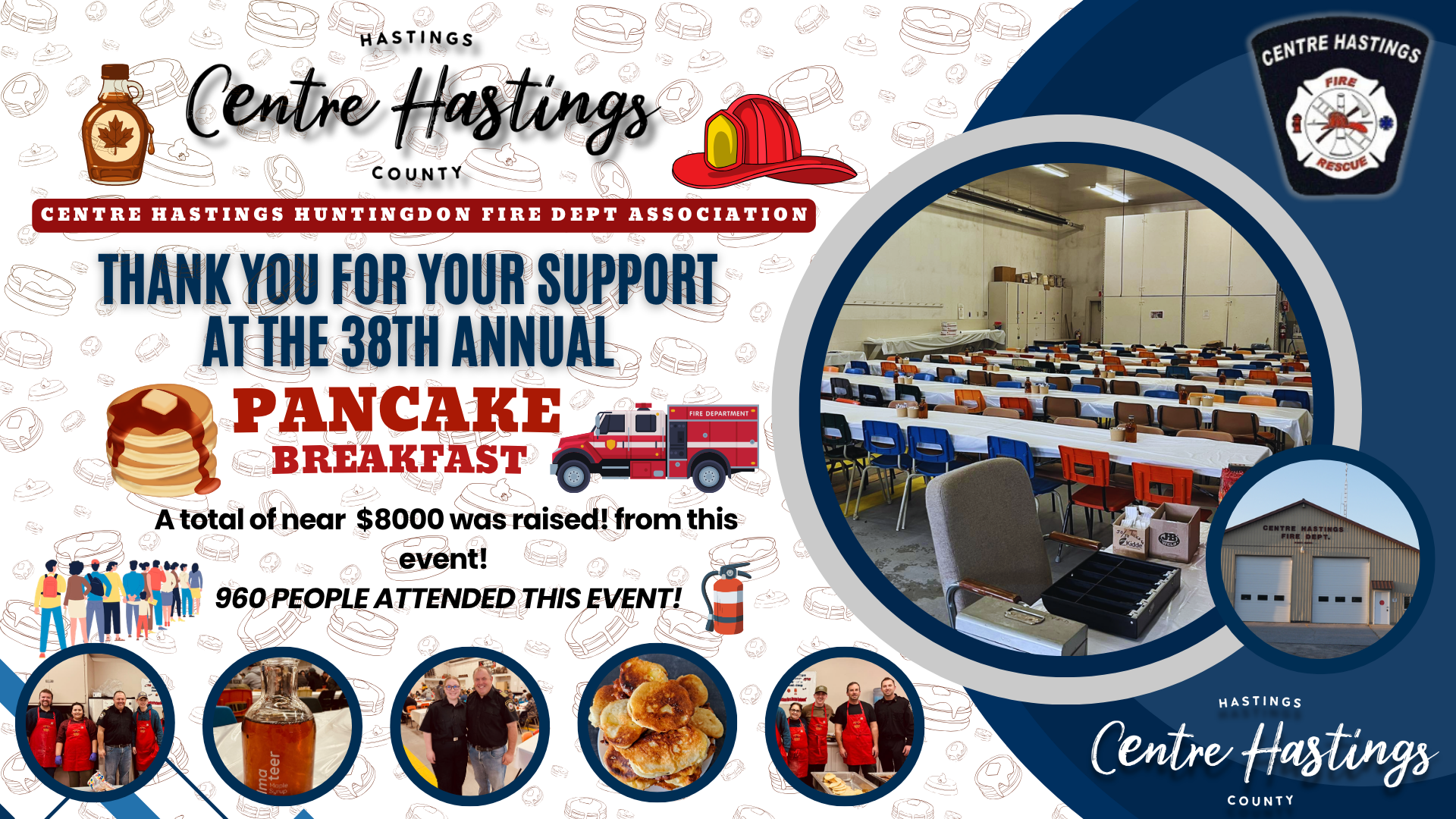 Community Comes Together: 38th Annual Fireman's Pancake Breakfast Raises $8,000