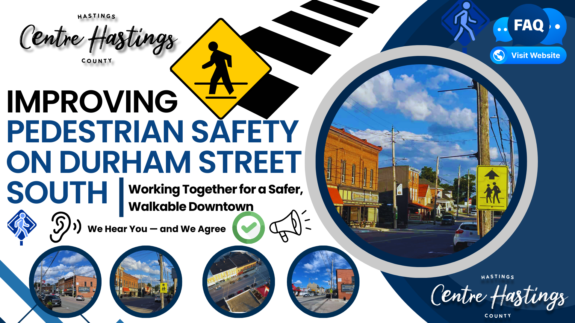 Improving Pedestrian Safety on Durham Street South - Working Together for a Safer, Walkable Downtown We Hear You — and We Agree