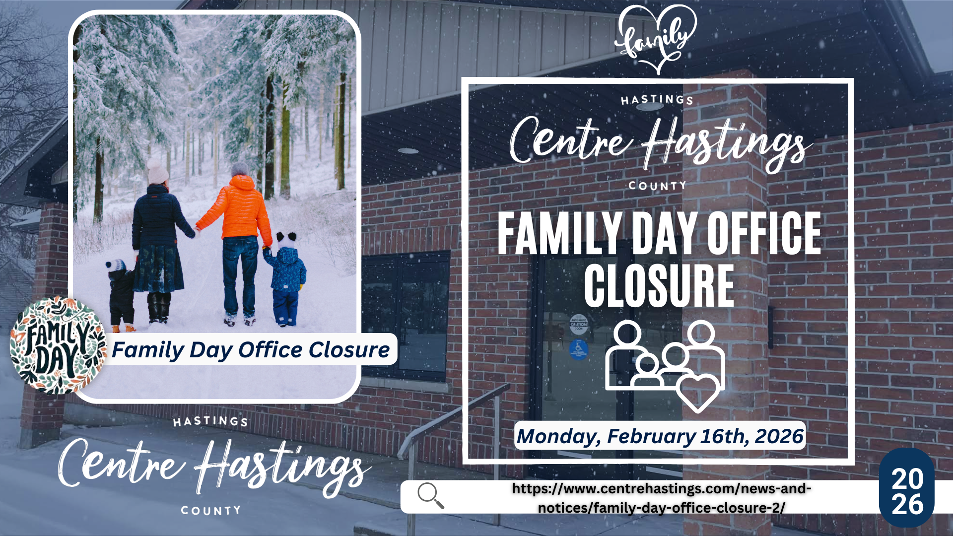 Family Day Office Closure