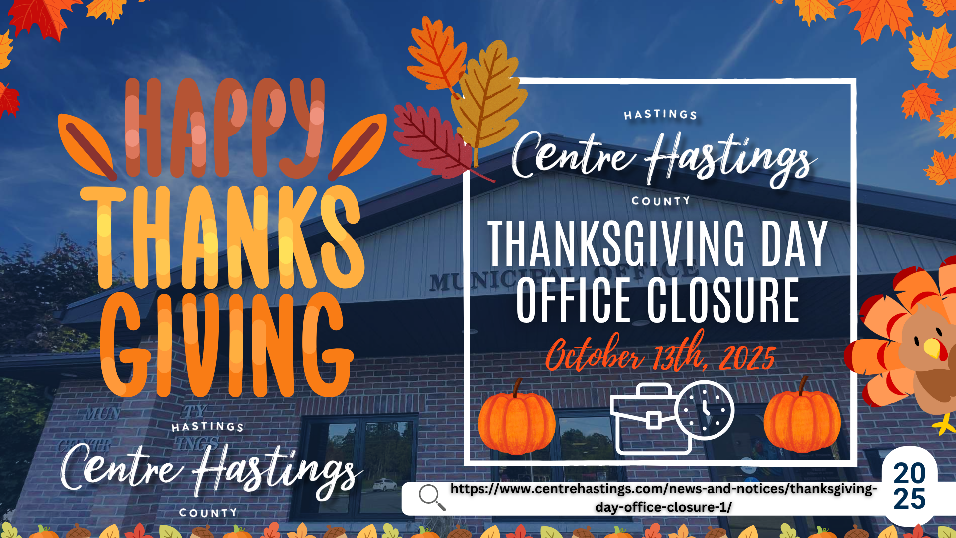 Thanksgiving Day Office Closure