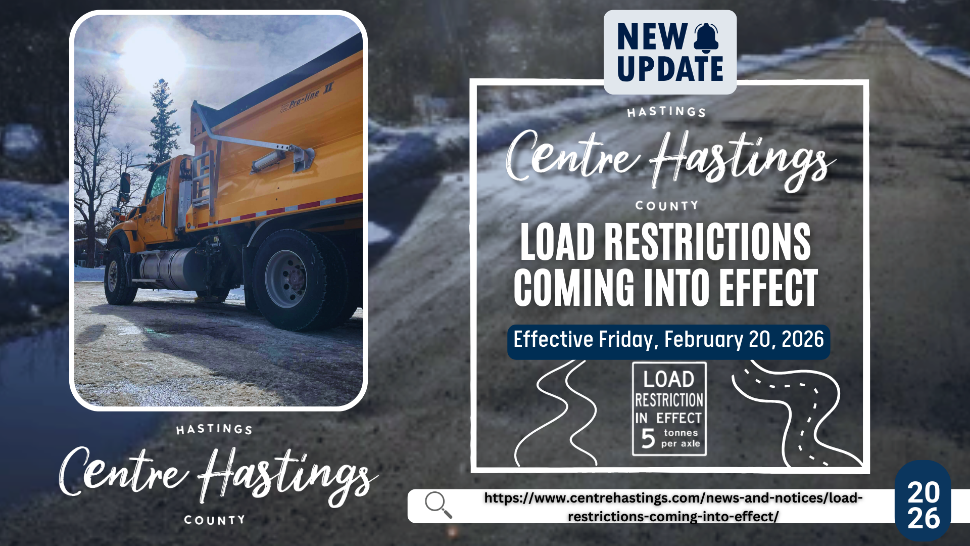 Load Restrictions Coming Into Effect