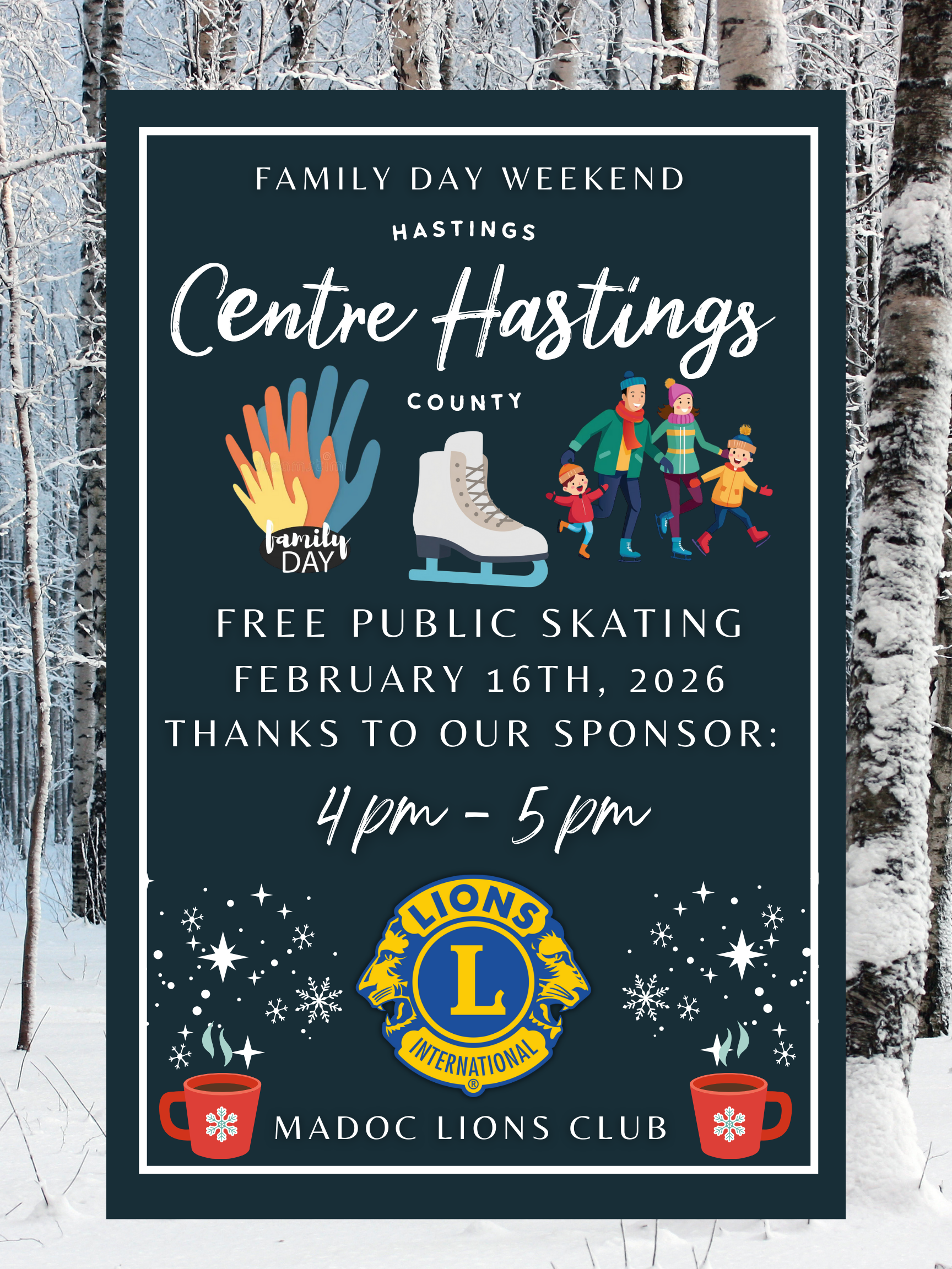Free Family Day Public Skating