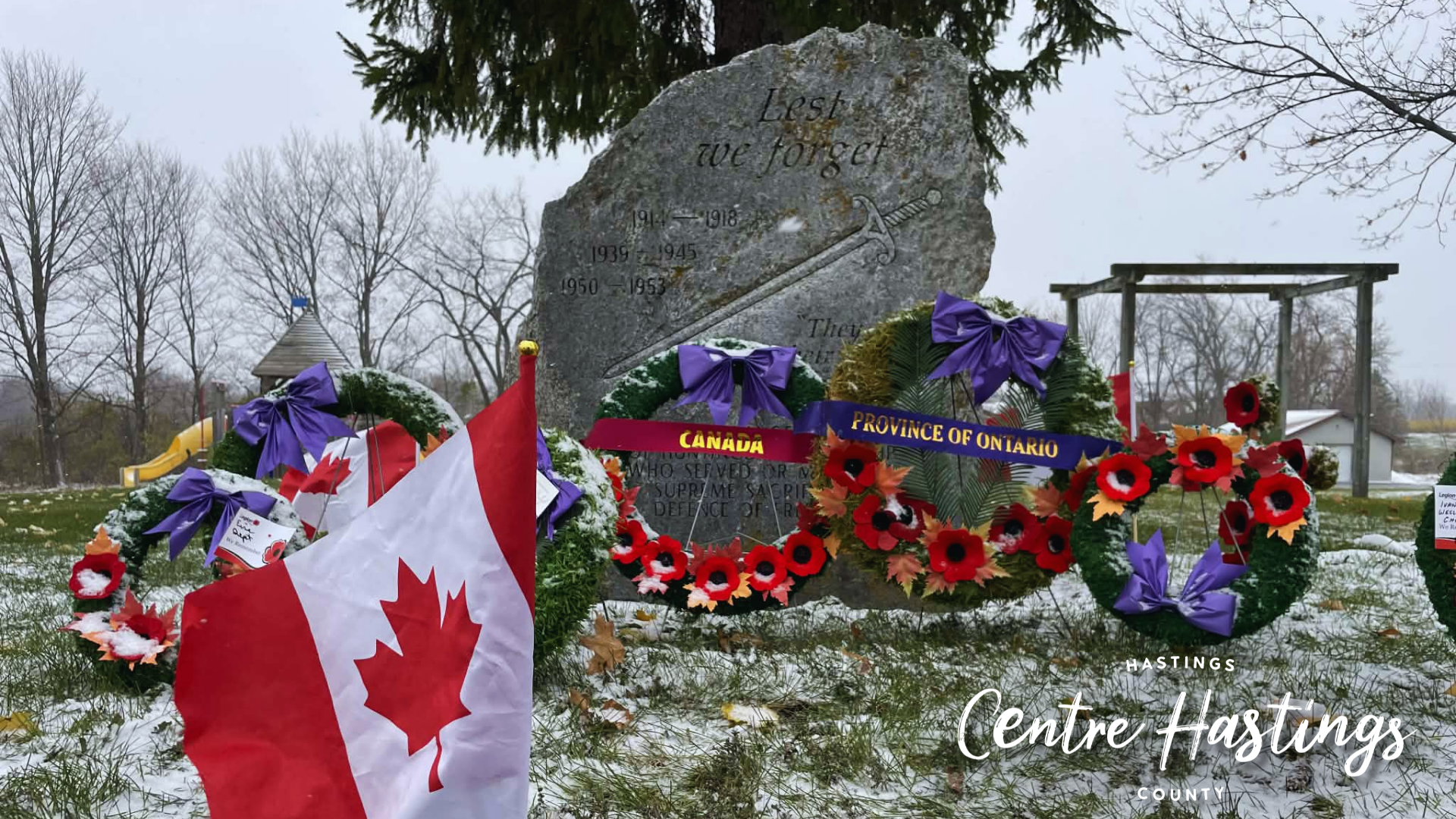 Centre Hastings Council Attends Remembrance Day Services Across the Municipality